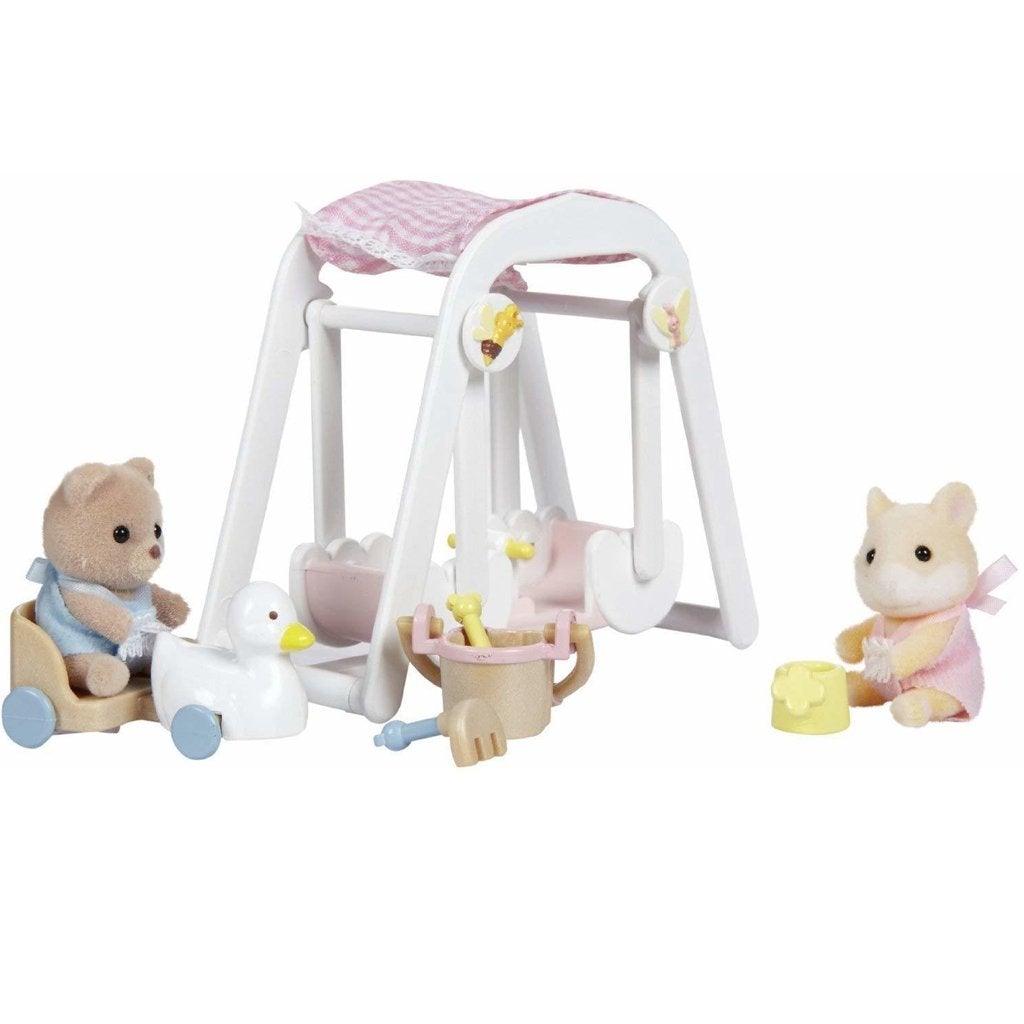 Sylvanian Families Peaches & Freddys Swing Set-5099-Animal Kingdoms Toy Store
