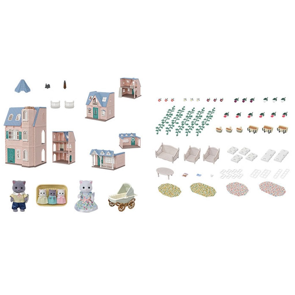 Sylvanian Families Deluxe Celebration home gift set-5521-Animal Kingdoms Toy Store