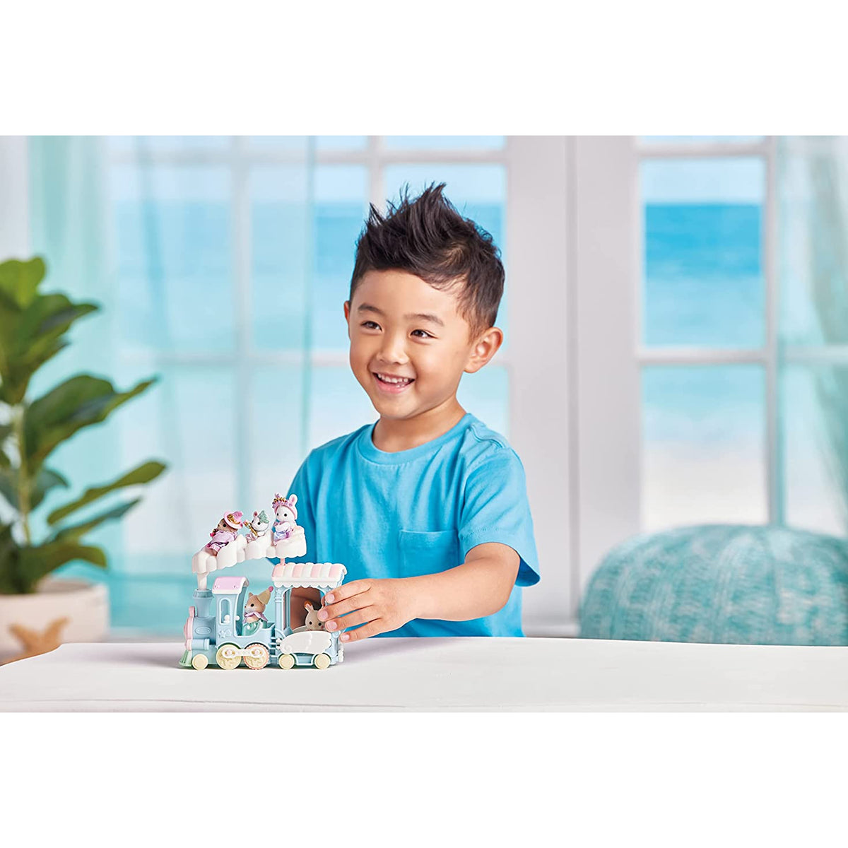 Sylvanian Families Floating Cloud Rainbow Train