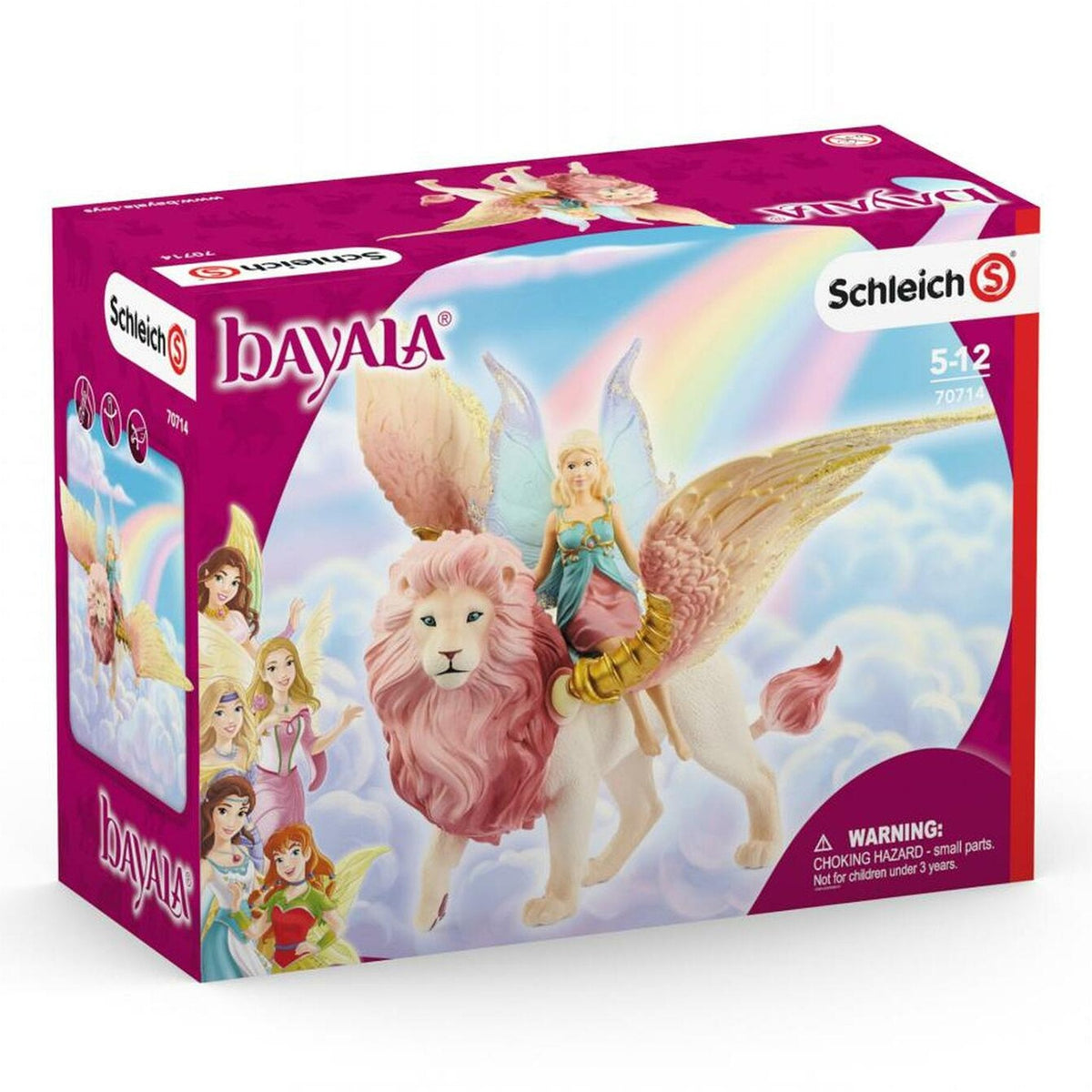 Schleich Elf on Winged Lion-70714-Animal Kingdoms Toy Store