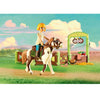 Playmobil DreamWorks Spirit Riding Free Abigail & Boomerang with Horse Stall-909480-Animal Kingdoms Toy Store