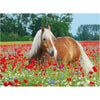 Ravensburger Horse in the Poppy Field Puzzle 500pc-RB14831-8-Animal Kingdoms Toy Store