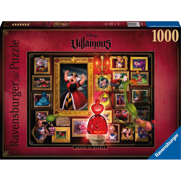 Ravensburger Villainous: Queen of Hearts 1000pc-RB15026-7-Animal Kingdoms Toy Store
