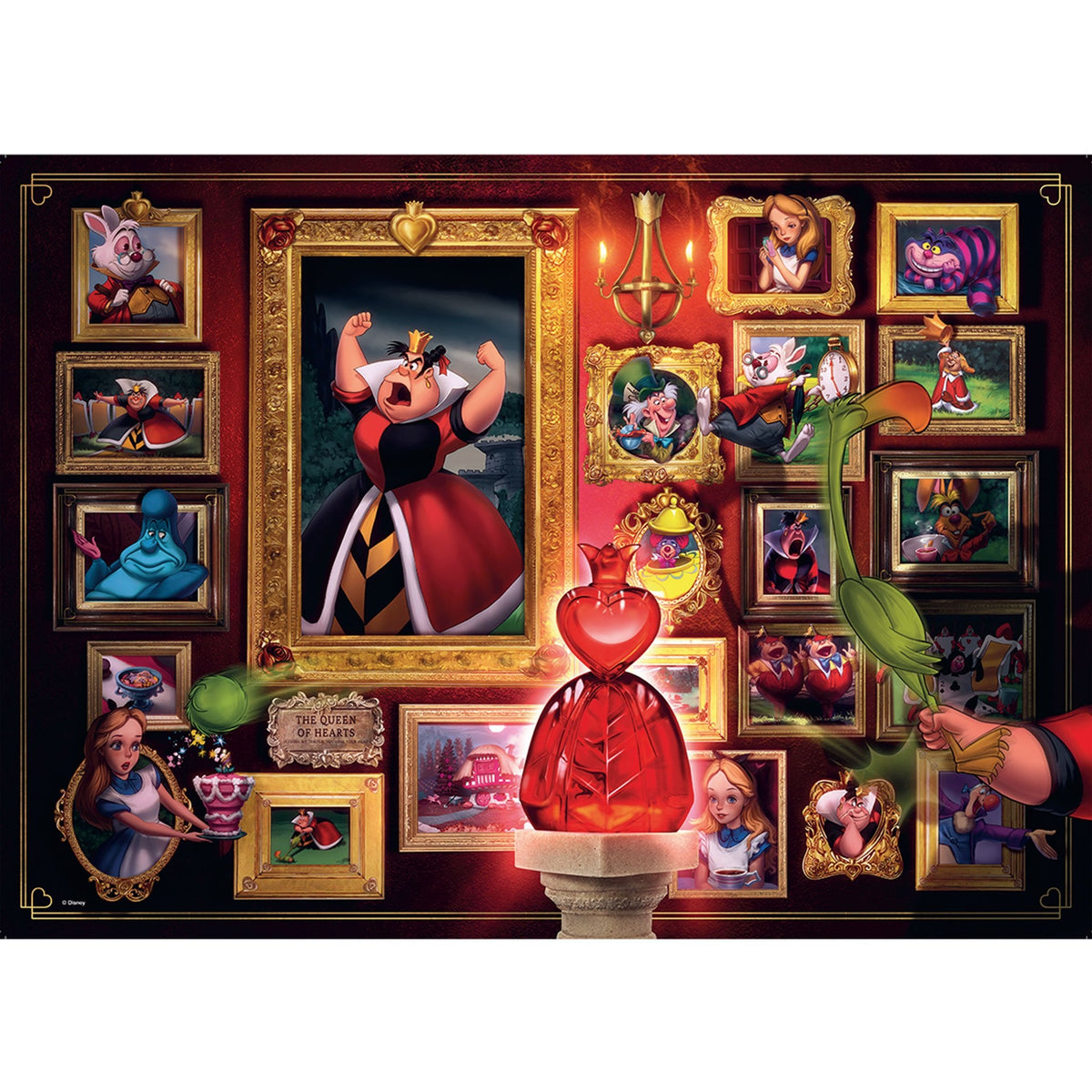 Ravensburger Villainous: Queen of Hearts 1000pc-RB15026-7-Animal Kingdoms Toy Store