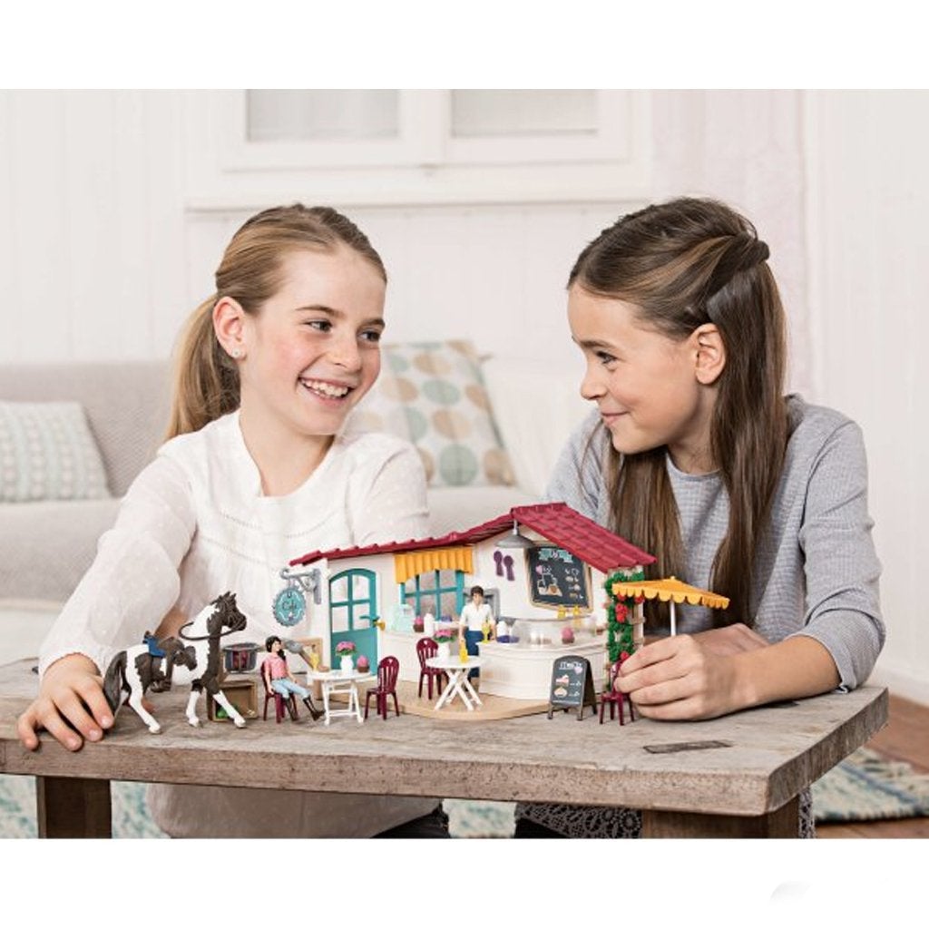 Schleich Horse Club Rider Cafe-42519-Animal Kingdoms Toy Store