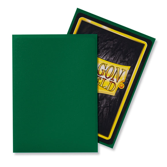 Dragon Shield Sleeves - Green Matte - 100 Pack