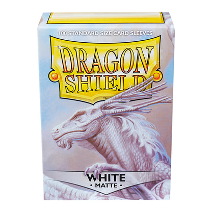 Dragon Shield Sleeves - White Matte - 100 Pack