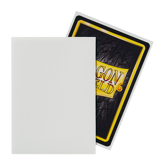 Dragon Shield Sleeves - White Matte - 100 Pack