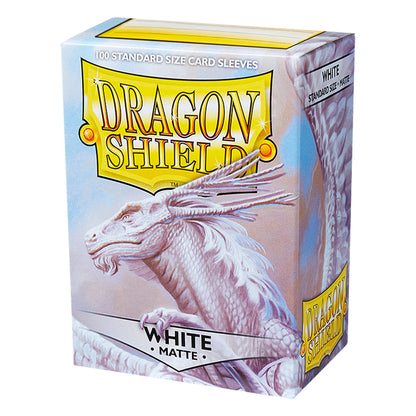 Dragon Shield Sleeves - White Matte - 100 Pack