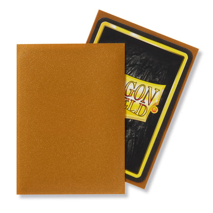 Dragon Shield Sleeves - Gold Matte - 100 Pack