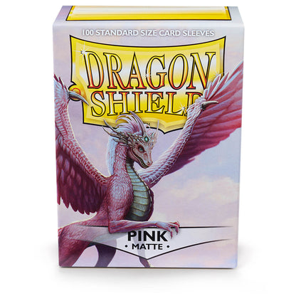 Dragon Shield Sleeves - Pink Matte - 100 Pack