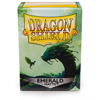 Dragon Shield Sleeves - Emerald Matte - 100 Pack