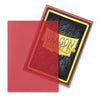 Dragon Shield Sleeves - Clear Red Matte - 100 Pack
