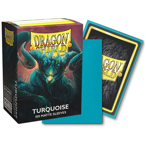 Dragon Shield Sleeves - Players' Choice Turquoise Matte - 100 Pack
