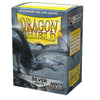 Dragon Shield Sleeves - Silver Matte - 100 Pack