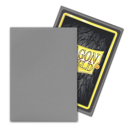 Dragon Shield Sleeves - Silver Matte - 100 Pack