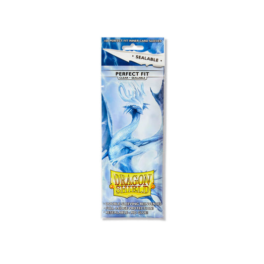 Dragon Shield Sleeves - Perfect Fit Sealable Clear - 100 Pack