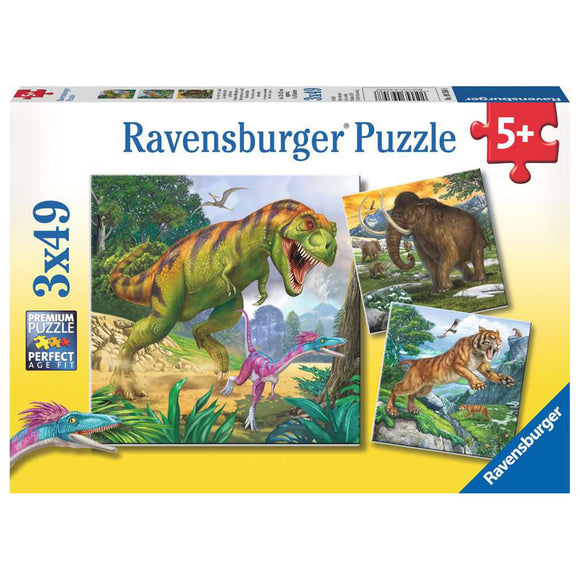 Ravensburger Primeval Ruler Puzzle 3x49pc