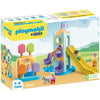 Playmobil 1.2.3 Adventure Tower with Ice cream Booth - Pre Sale