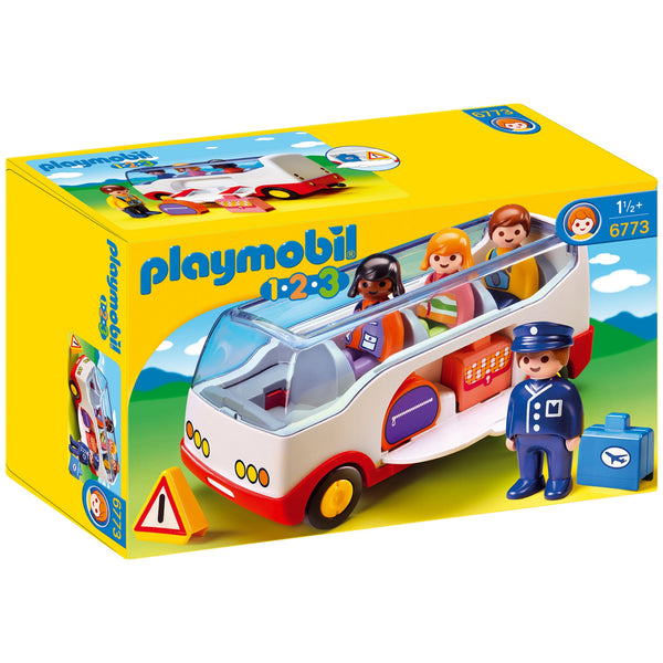 Playmobil 1.2.3 Airport Shuttle Bus - Pre Sale