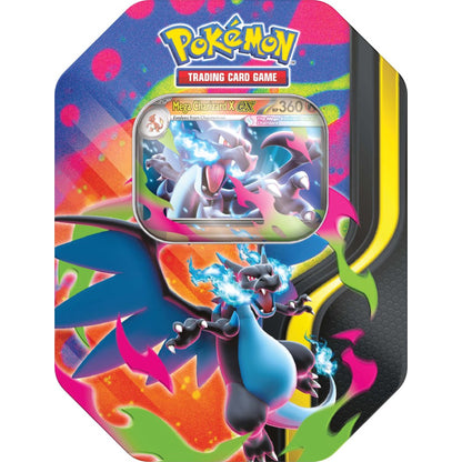 Pokemon TCG Mega Evolution - Mega Charizard X Tin