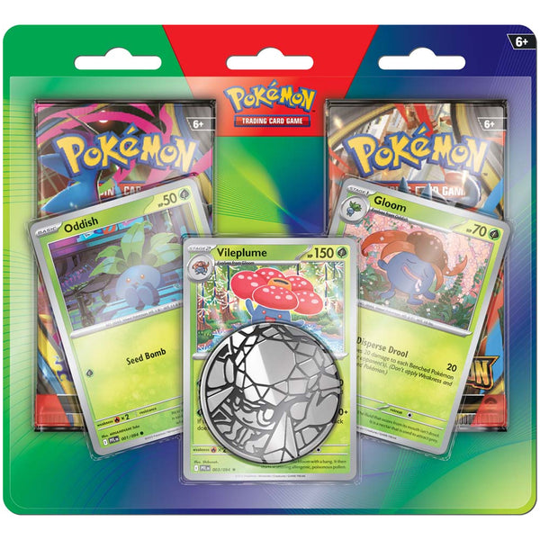 Pokemon TCG Enhanced 2-Pack Blisters - Oddish evolutions
