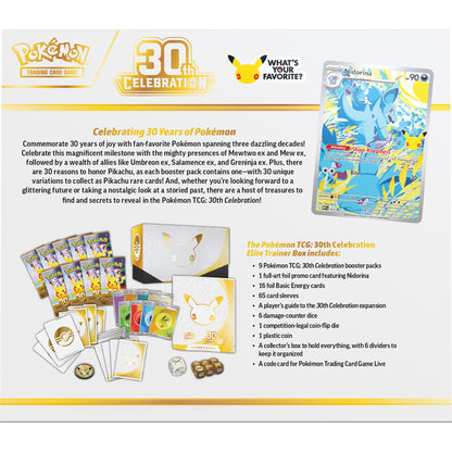 Pokemon TCG 30th Celebration Elite Trainer Box