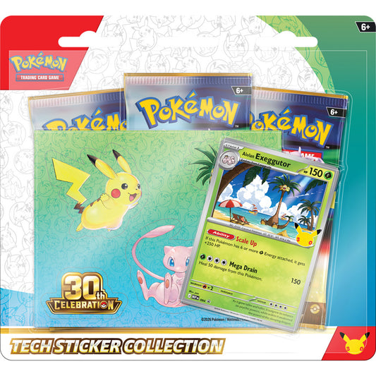 Pokemon TCG 30th Celebration Tech Sticker Collection - Alolan Exeggutor
