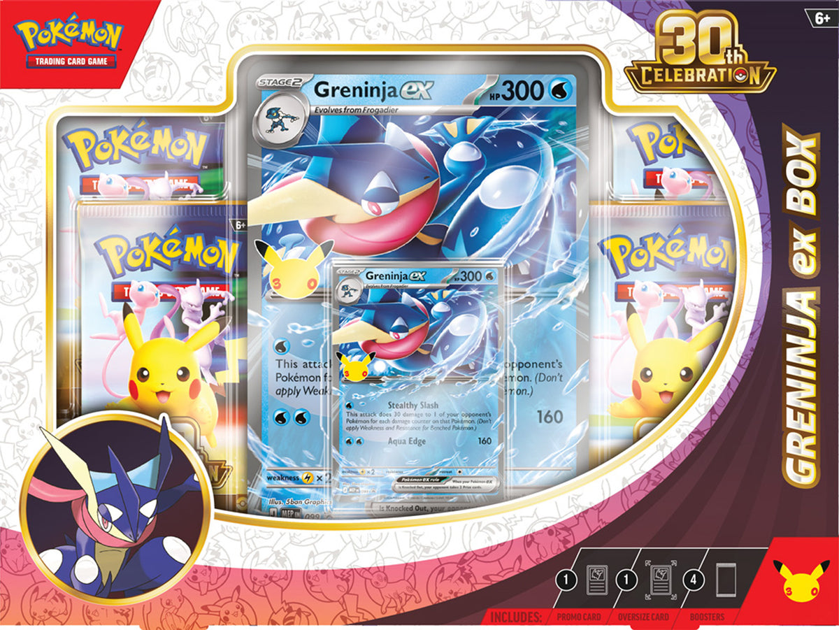 Pokemon TCG 30th Celebration Greninja ex Box