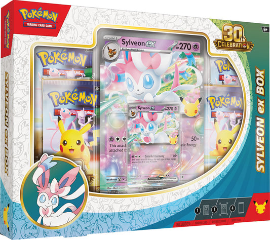 Pokemon TCG 30th Celebration Sylveon ex Box