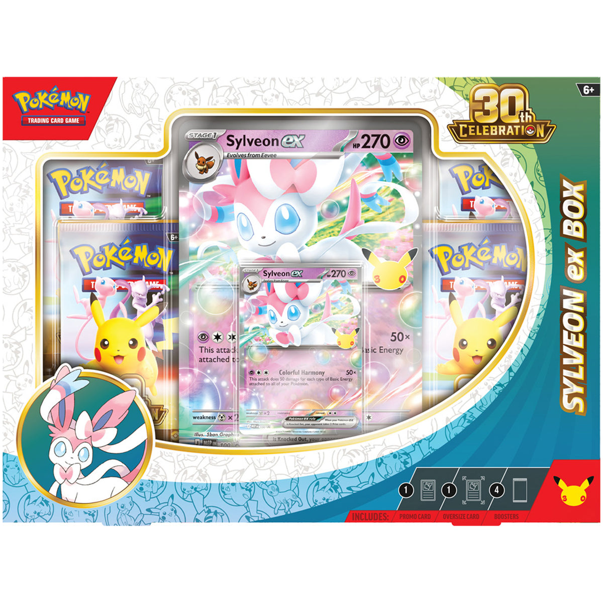 Pokemon TCG 30th Celebration Sylveon ex Box