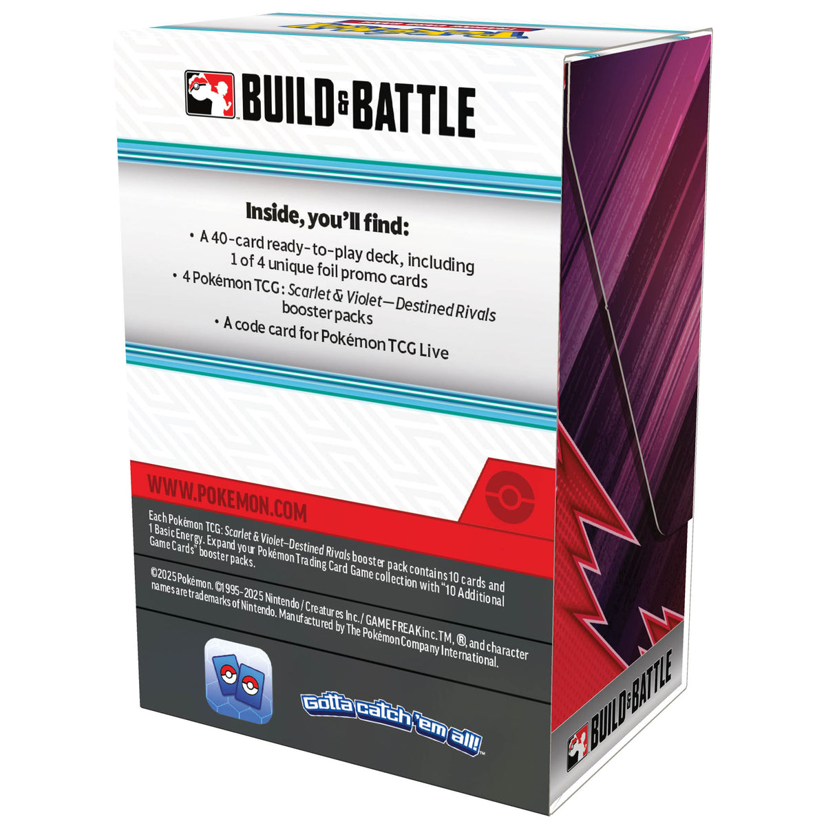 Pokemon TCG Destined Rivals Build & Battle Box
