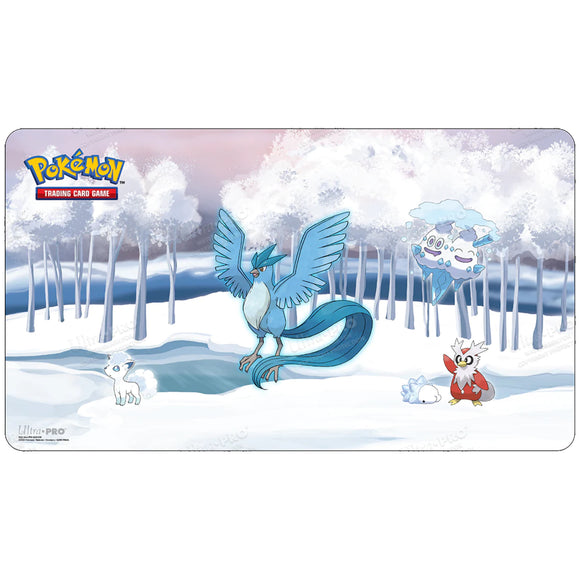 Pokemon TCG Playmat - Frosted Forest - Articuno