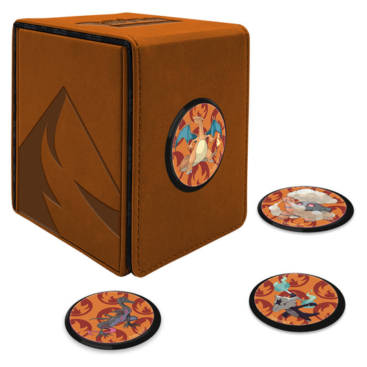 Pokemon Alcove Click Deck Box - Scorching Summit