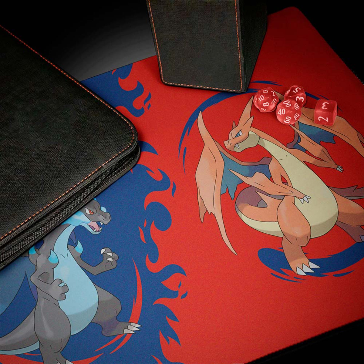 Pokemon Playmat Ultra Pro - Mega Charizard X and Mega Charizard Y Table Playmat