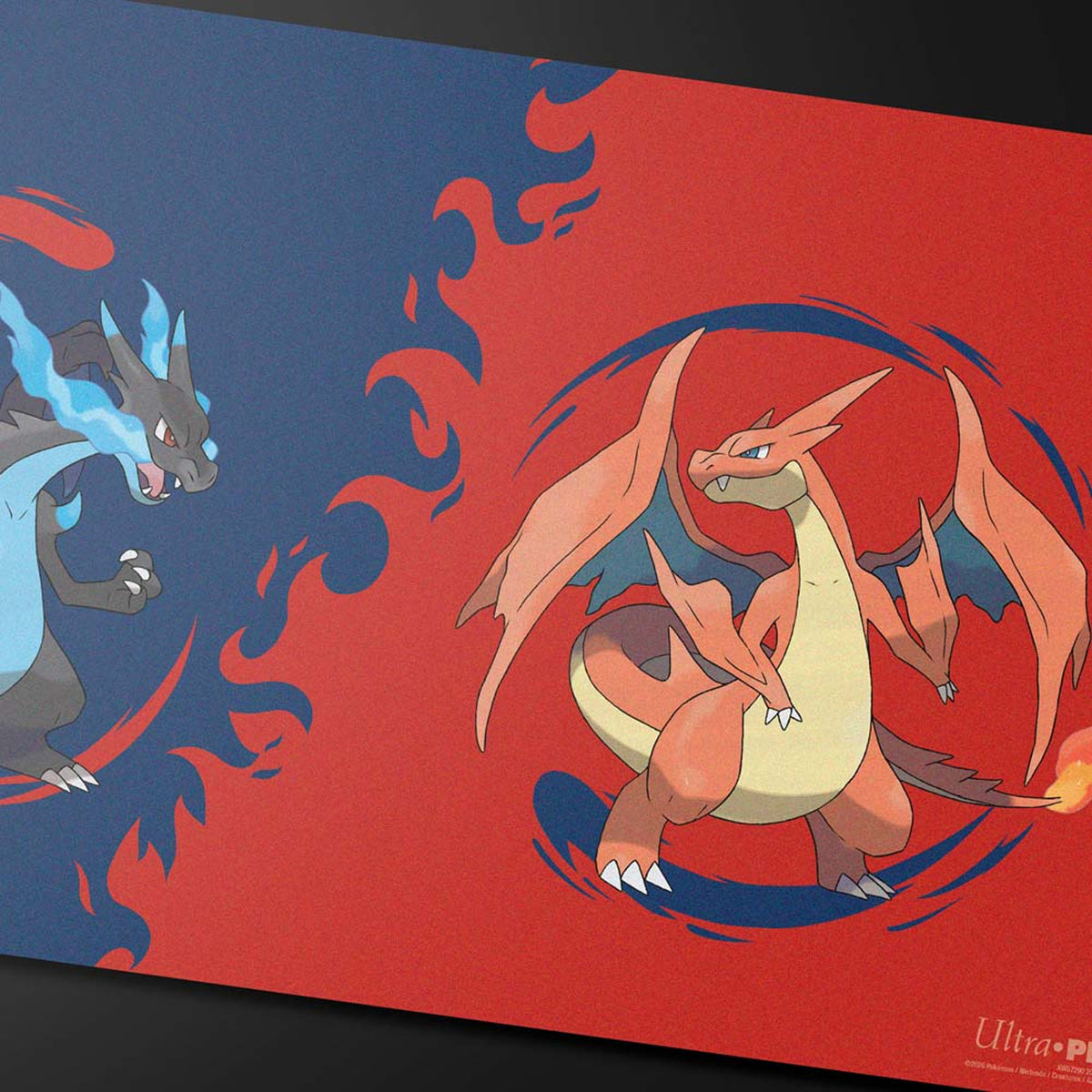 Pokemon Playmat Ultra Pro - Mega Charizard X and Mega Charizard Y Table Playmat