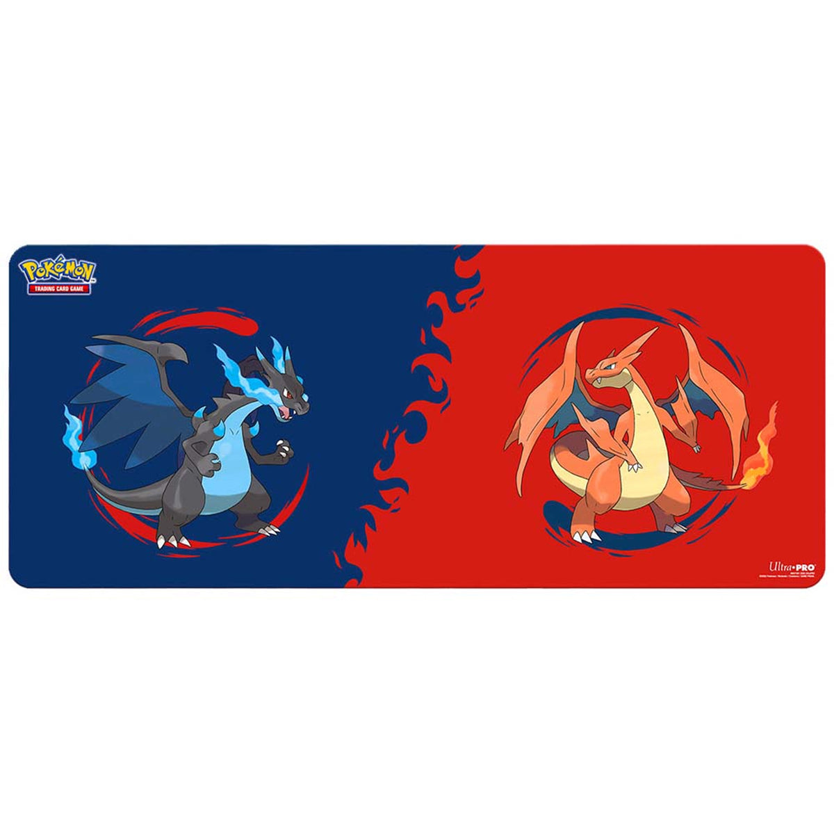 Pokemon Playmat Ultra Pro - Mega Charizard X and Mega Charizard Y Table Playmat - 6ft