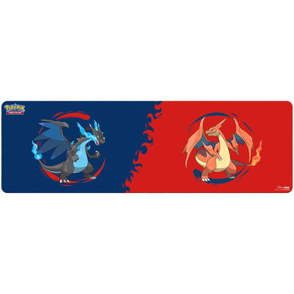 Pokemon Playmat Ultra Pro - Mega Charizard X and Mega Charizard Y Table Playmat - 8ft