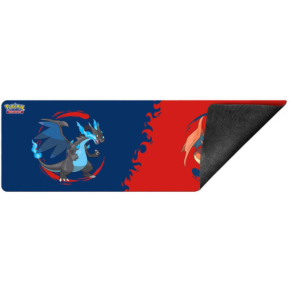 Pokemon Playmat Ultra Pro - Mega Charizard X and Mega Charizard Y Table Playmat - 8ft