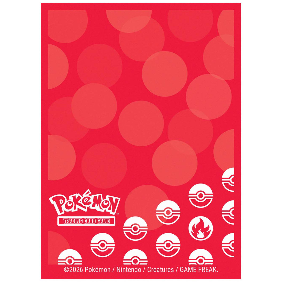 Pokemon TCG Ultra Pro 65ct Deck Protector Sleeves Energy Fire Type x65