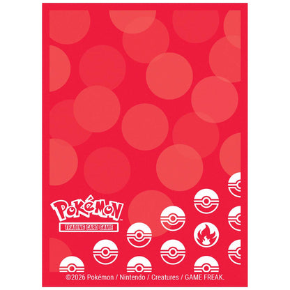 Pokemon TCG Ultra Pro 65ct Deck Protector Sleeves Energy Fire Type x65