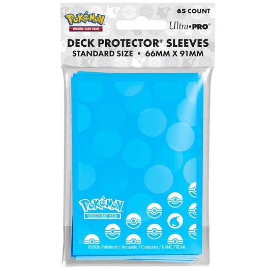 Pokemon TCG Ultra Pro 65ct Deck Protector Sleeves Energy Water Type x65