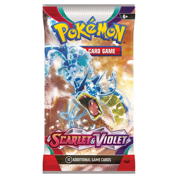 Pokemon TCG Scarlet & Violet - Booster Pack - Gyarados Art