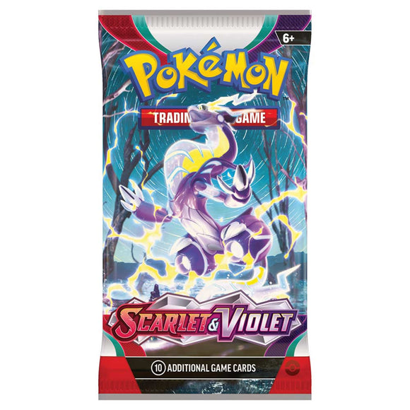 Pokemon TCG Scarlet & Violet - Booster Pack - Miraidon Art