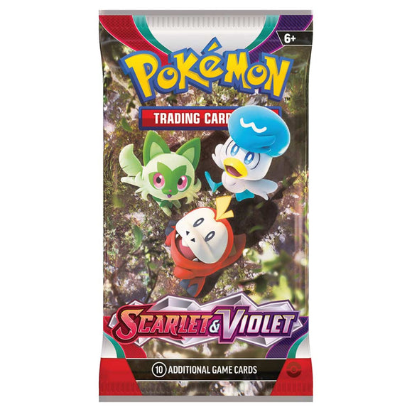 Pokemon TCG Scarlet & Violet - Booster Pack - Paldea Starters Art