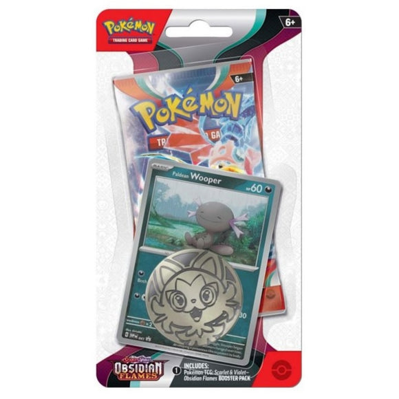 Pokemon TCG - Obsidian Flames - Checklane Blister - Wooper