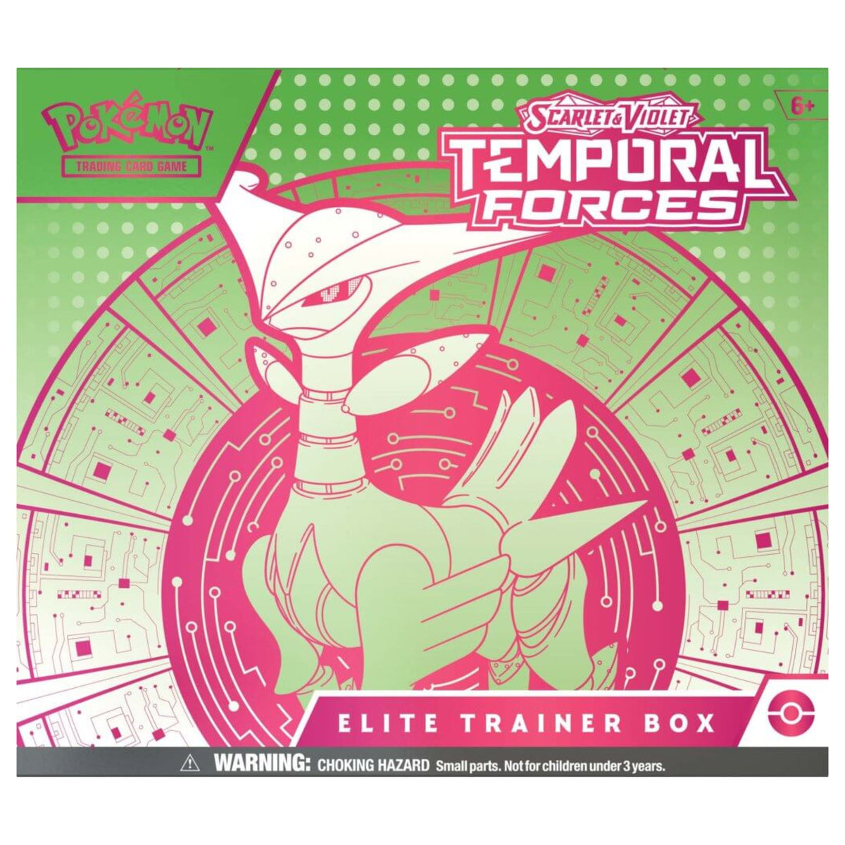 Pokemon TCG - Scarlet & Violet Temporal Forces Elite Trainer Box - Iron Leaves