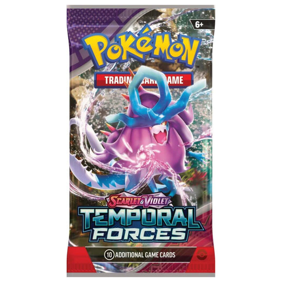 Pokemon TCG Temporal Forces Booster Pack - Walking Wake Pack Art