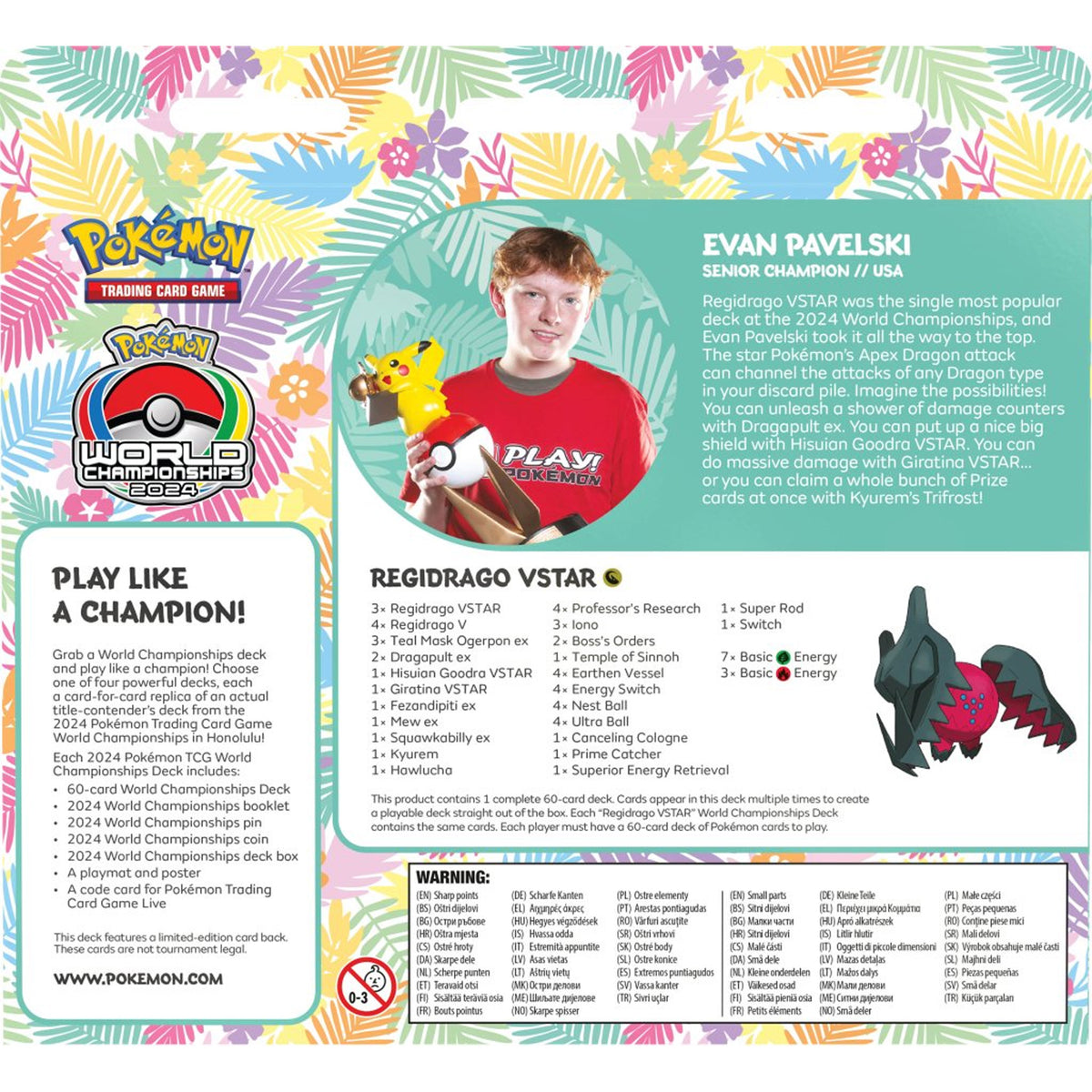 2024 Pokemon TCG World Championships Deck - Regidrago Vstar