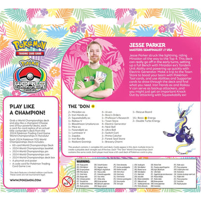 2024 Pokemon TCG World Championships Deck - The 'Don